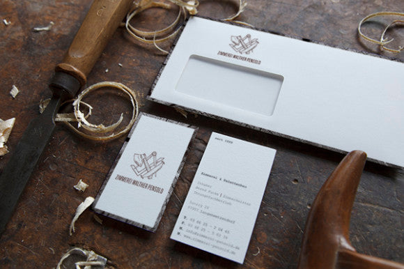 Zimmerei Walther Pensold: Logo, business cards, stationery and branding.