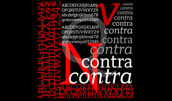 contra font