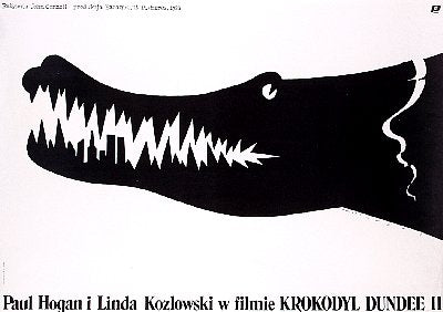 Polish poster crocodile dundee