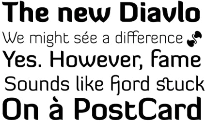 diavlo font