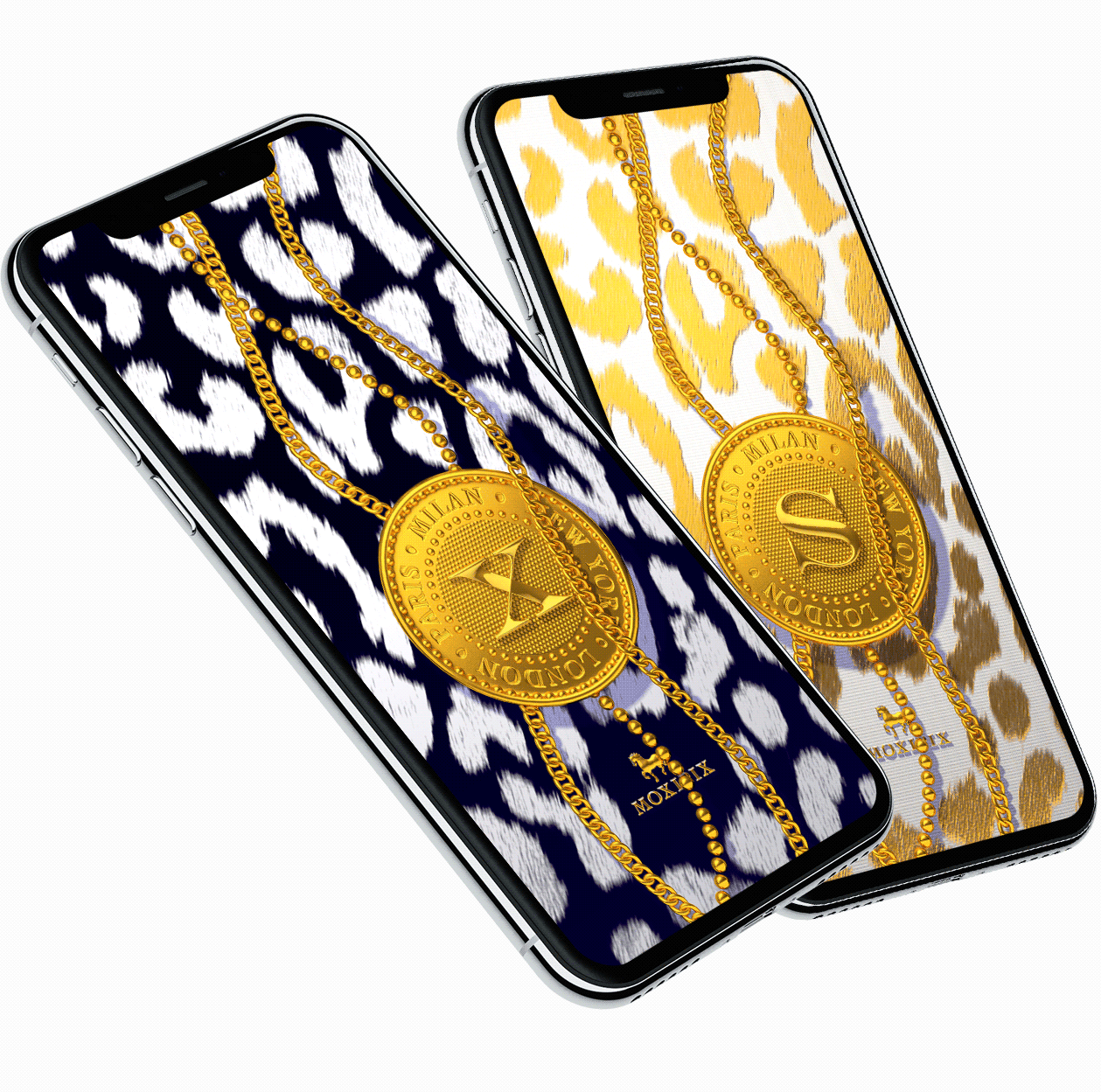 Gold Louis Vuitton iPhone Wallpaper