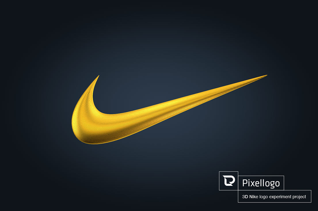 ganar entidad Especificado Creating 3D Nike Logo | Pixellogo