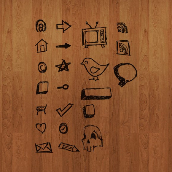 hand-drawn free vector icons