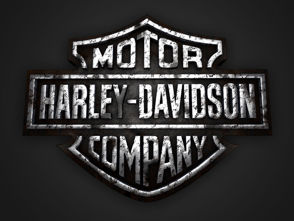 Cool 3D Harley Davidson logo designs | Pixellogo