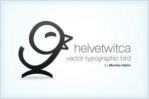 helvetica twitter bird