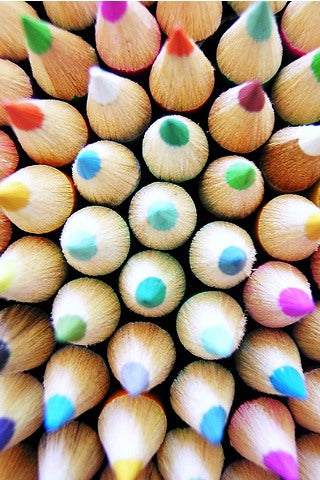 iphone-wallpapers pencil crayons