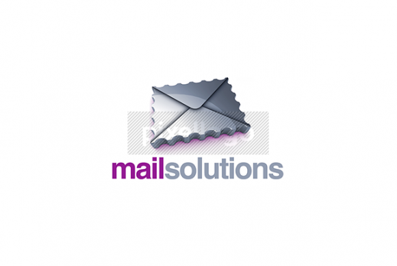 mail solutions 3d logo