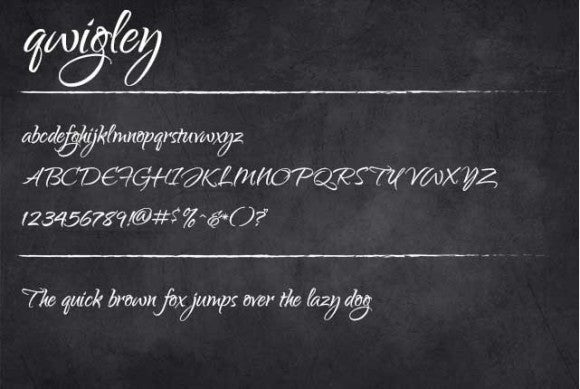 Qwigley free font to download