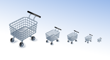 Shopping cart icons 2