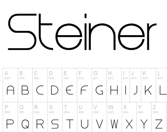 steiner font