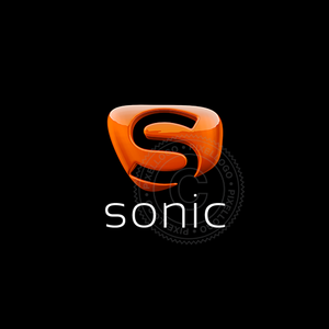 3d Sonic S Logo Pixellogo