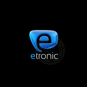 3d E Software Logo 3d Liquid Gel With E Knocked Out Pixellogo