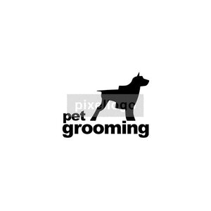 Pet Grooming Logo Template Pixellogo
