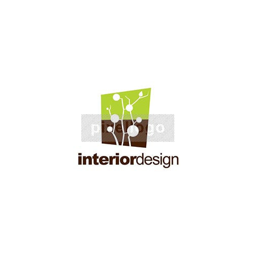Logo 2154 Interior Design Logo Cool Plant Pixellogo