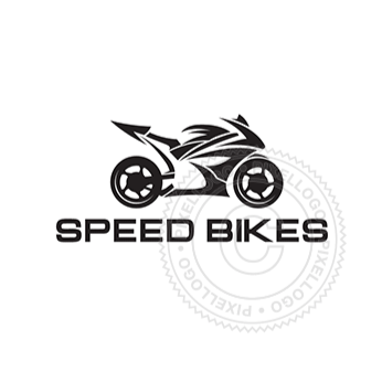 Speed Bike Shop High Speed Motor Bike Pixellogo