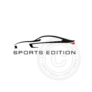 Auto Dealer Logo Luxury Car Drawing Pixellogo