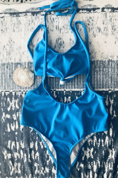 Alondra Swimsuit Process Blue – Pura Vida