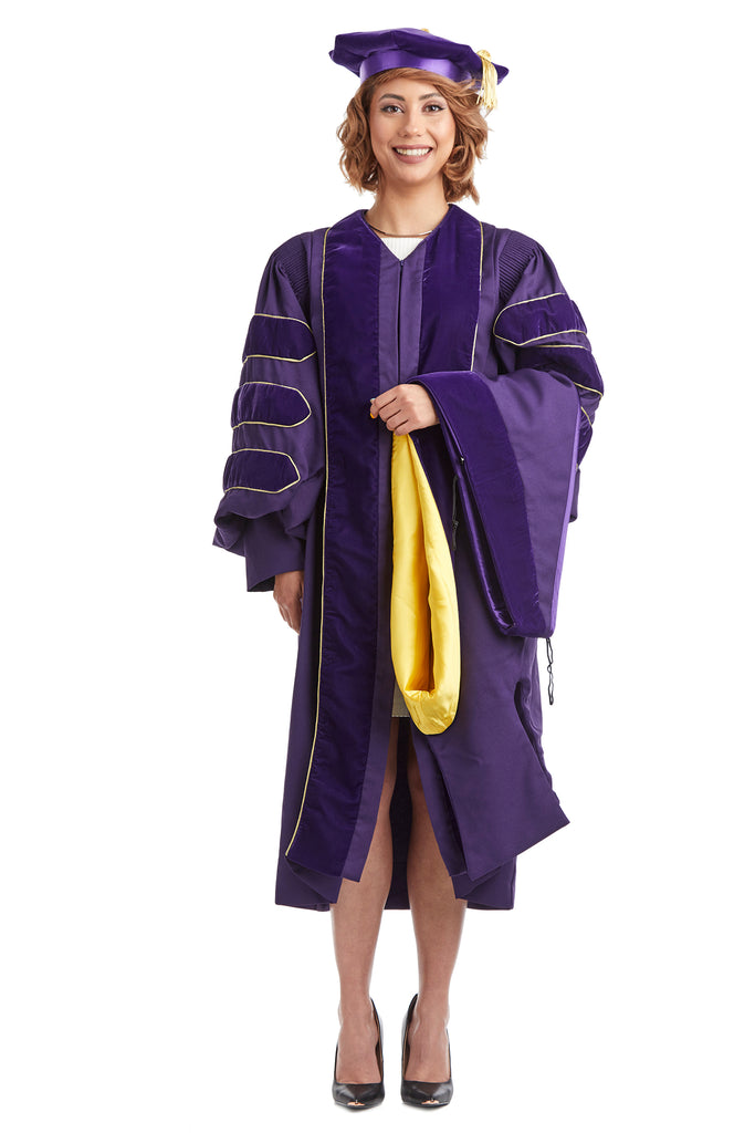 University of Washington PhD Regalia Rental Set. Doctoral Gown, Hood ...