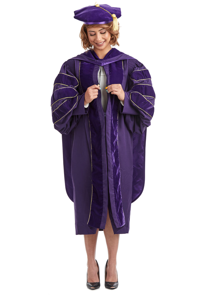 University of Washington PhD Regalia Rental Set. Doctoral Gown, Hood ...