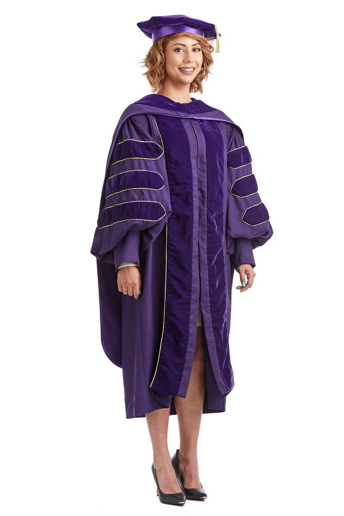 University of Washington PhD Regalia Rental Set. Doctoral Gown, Hood ...
