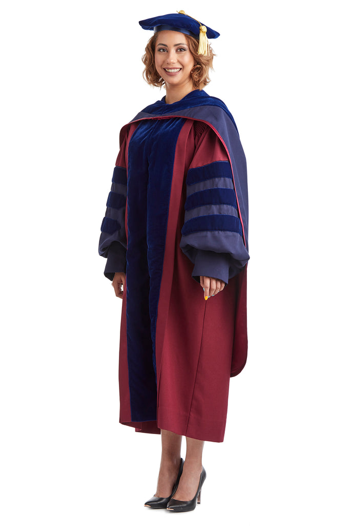 University of Pennsylvania PhD Regalia Set. Doctoral Gown, Hood, and ...