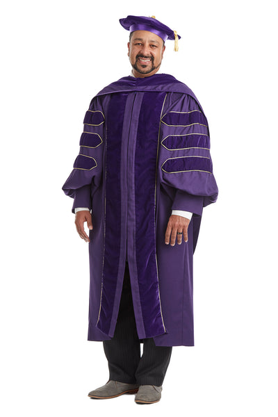 University of Washington PhD Regalia Set. Doctoral Gown, Hood, and ...