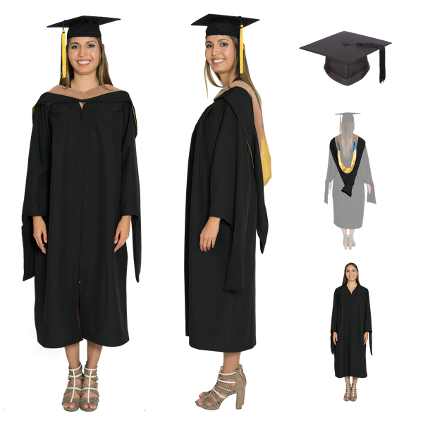 MBA Gown, Hood, & Cap set for UC Berkeley, UCLA, UCSD, UC Irvine, UC ...