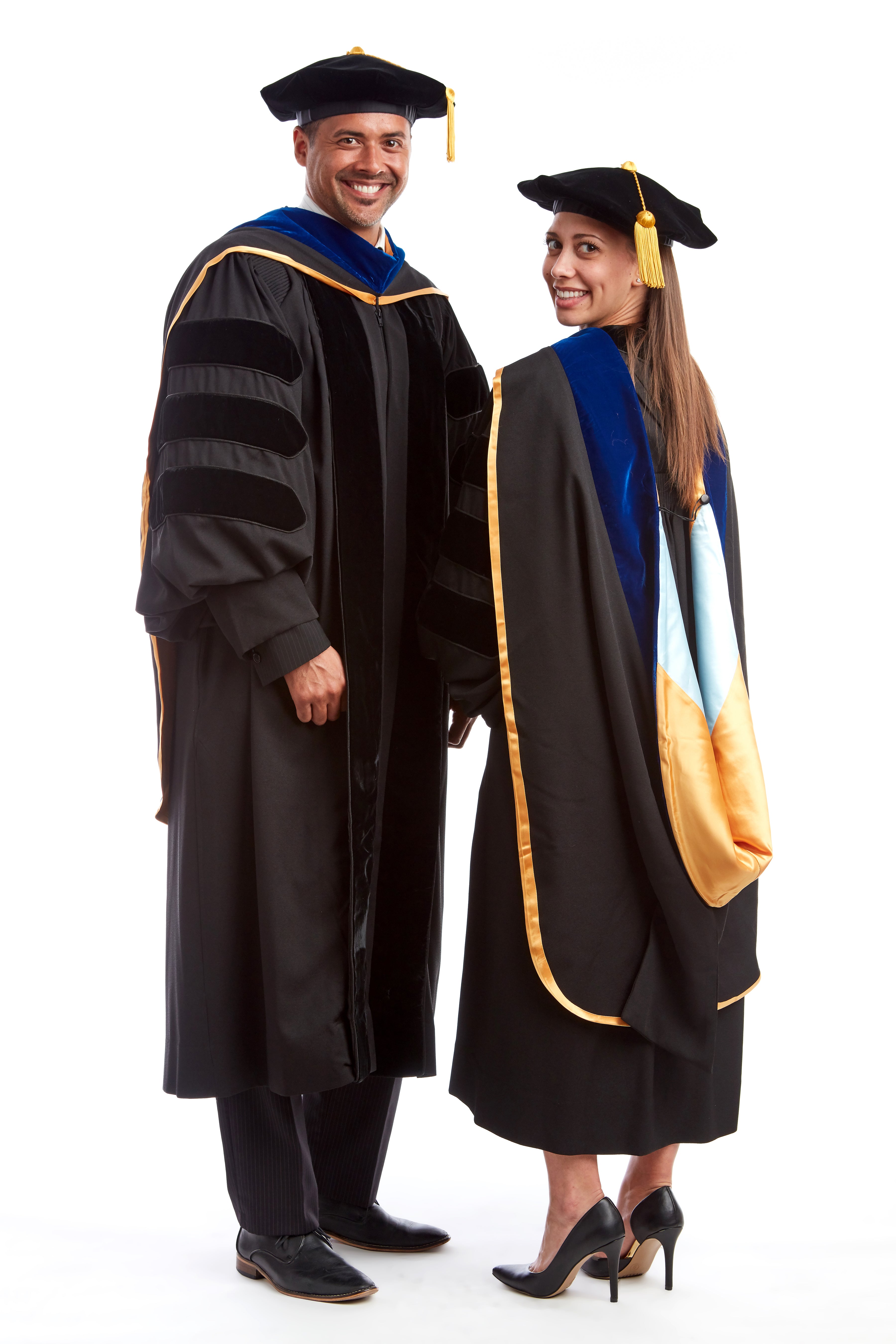 how to wear graduation cap phd