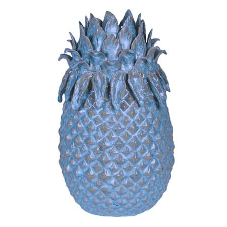 Blue Pineapple Statement Vase