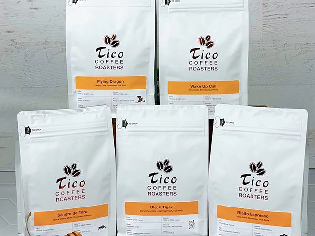 Coffee Blends at Tico Coffee Roasters