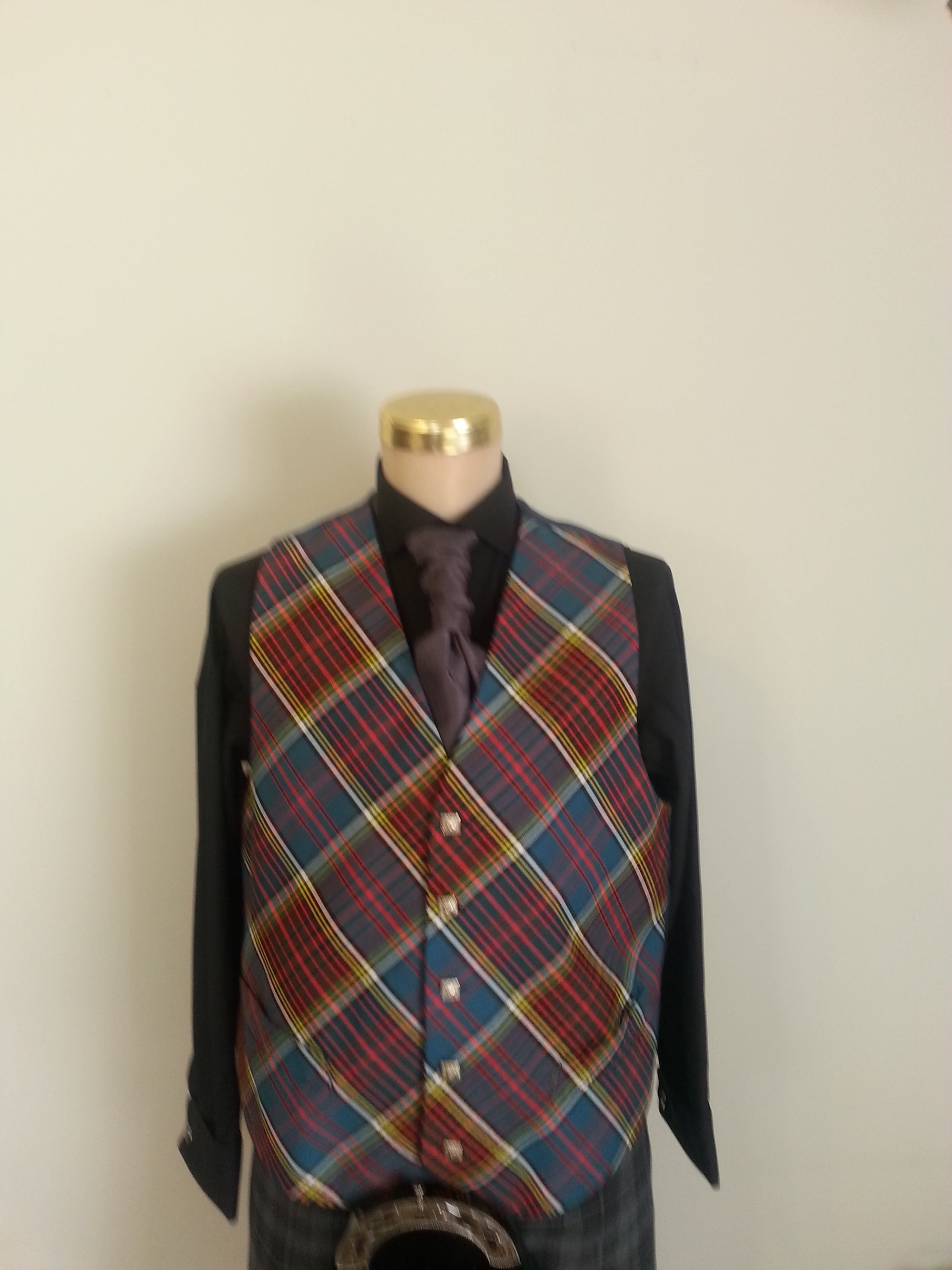 anderson tartan waistcoat