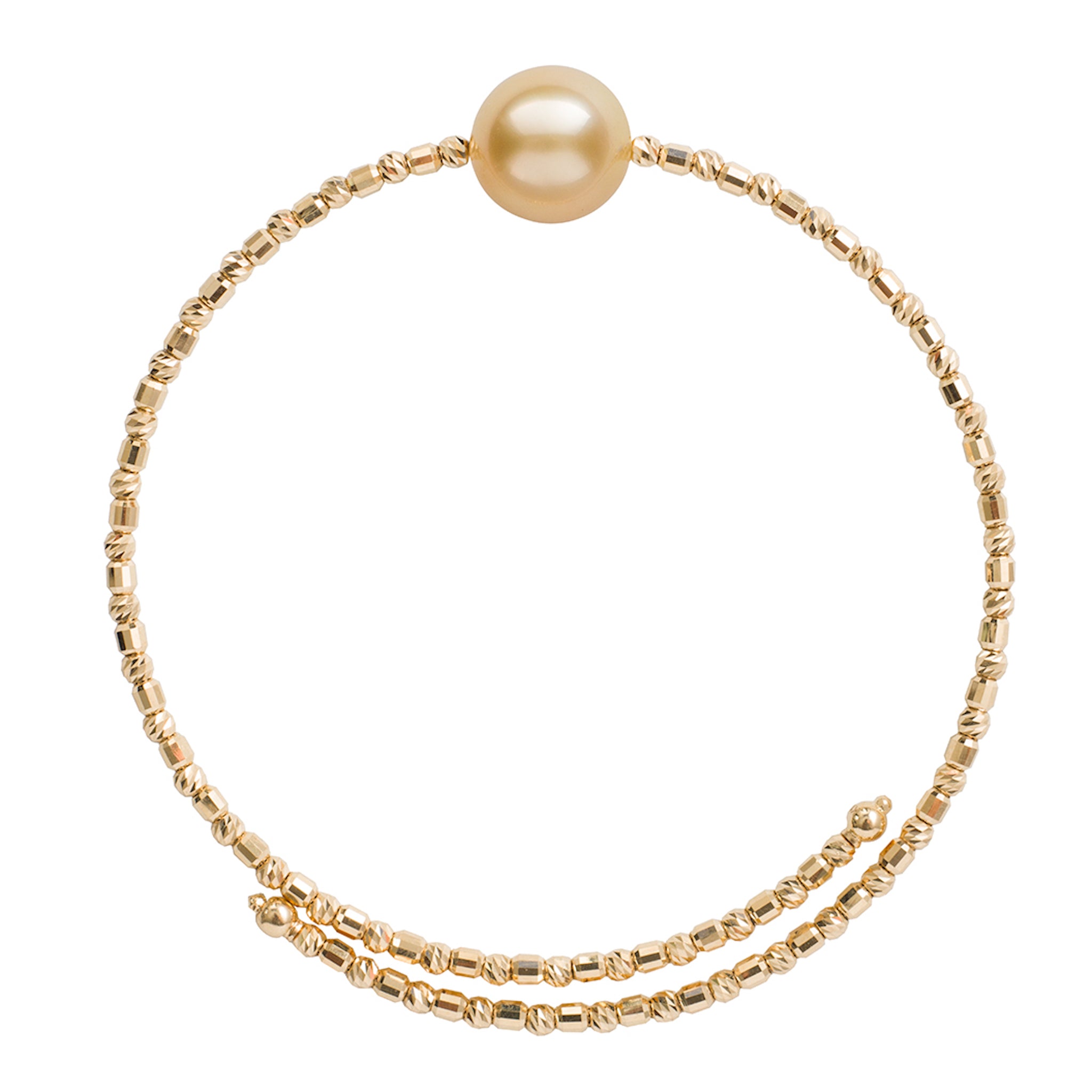 Open Sparkle Bangle - Pearls By Shari product image