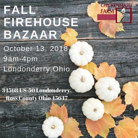 Fall Firehouse Bazaar Londonderry Ohio