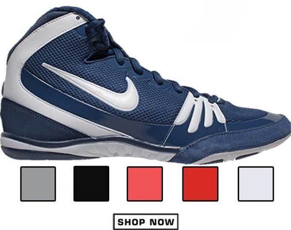 nike freek wrestling shoes blue