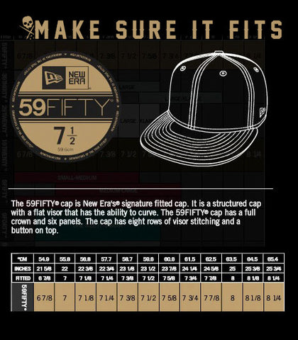 Youth Baseball Hat Size Chart