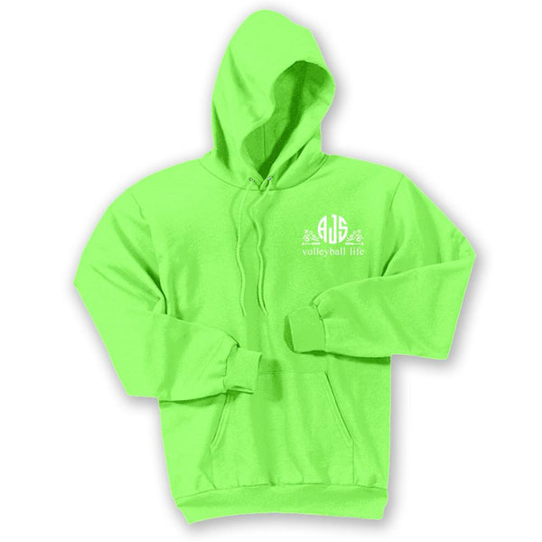 *Volleyball Life™ Custom Monogram Hoodie – Shirt Traveler