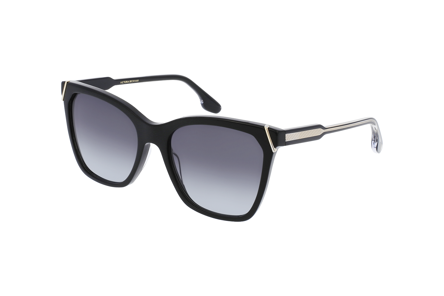 V Plaque Frame Sunglasses In Black – Victoria Beckham US