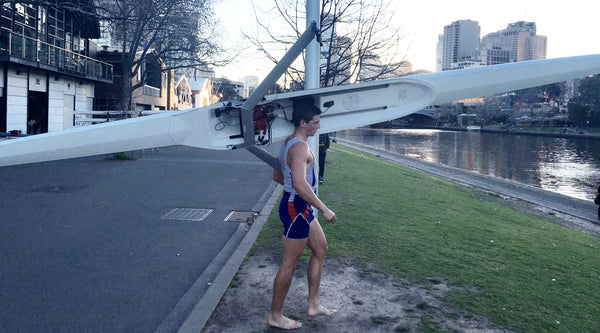 How to Carry a Single Scull