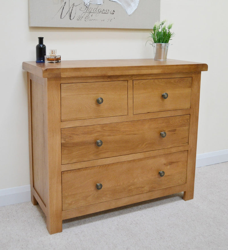 Canton Oak 4 Drawer Chest Of Drawers Oak Direct   Canton Oak 4 Drawer Chest Of Drawers 2 Over 2 Oak Direct 1816217780255 800x 