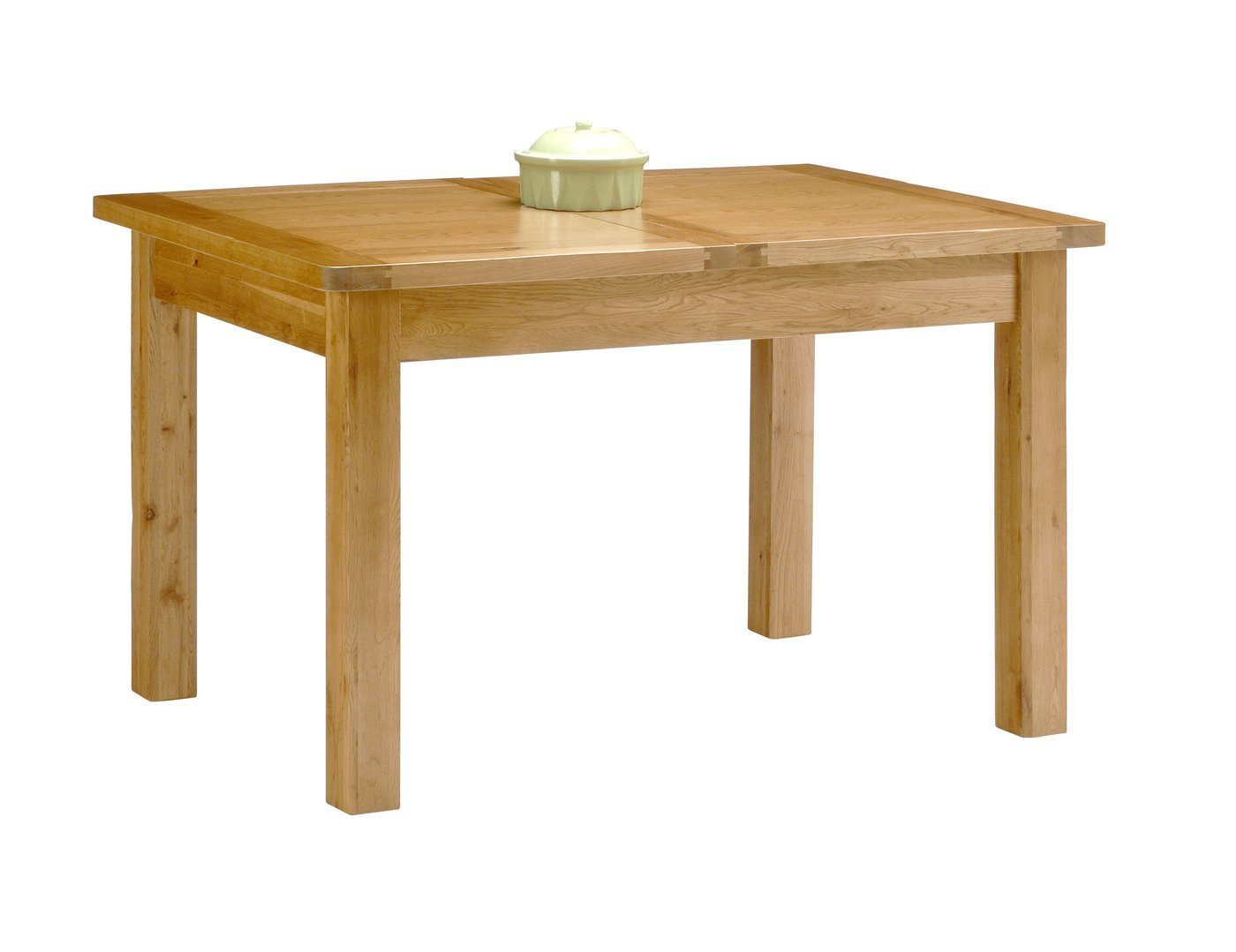 hampshire solid oak small dining room table  extendable