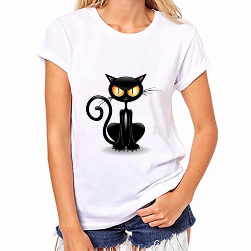 Funny Black Cat T-Shirt — Kirijewels.com