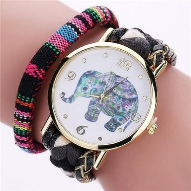 Men Elephant Print Dial Quartz Watch | SHEIN