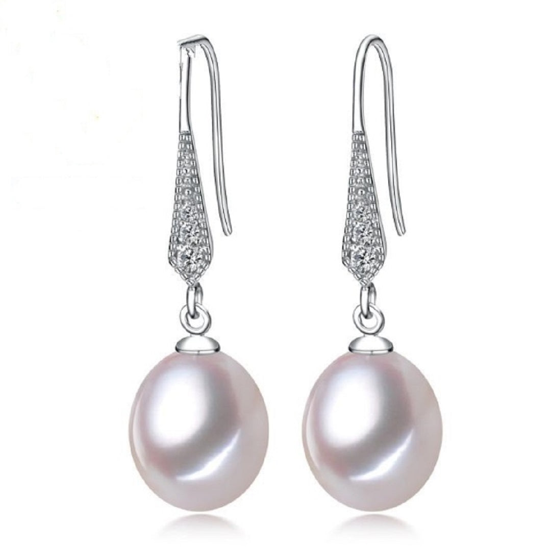 Nymph Pure Natural Stone Pearl Earrings — Kirijewels.com