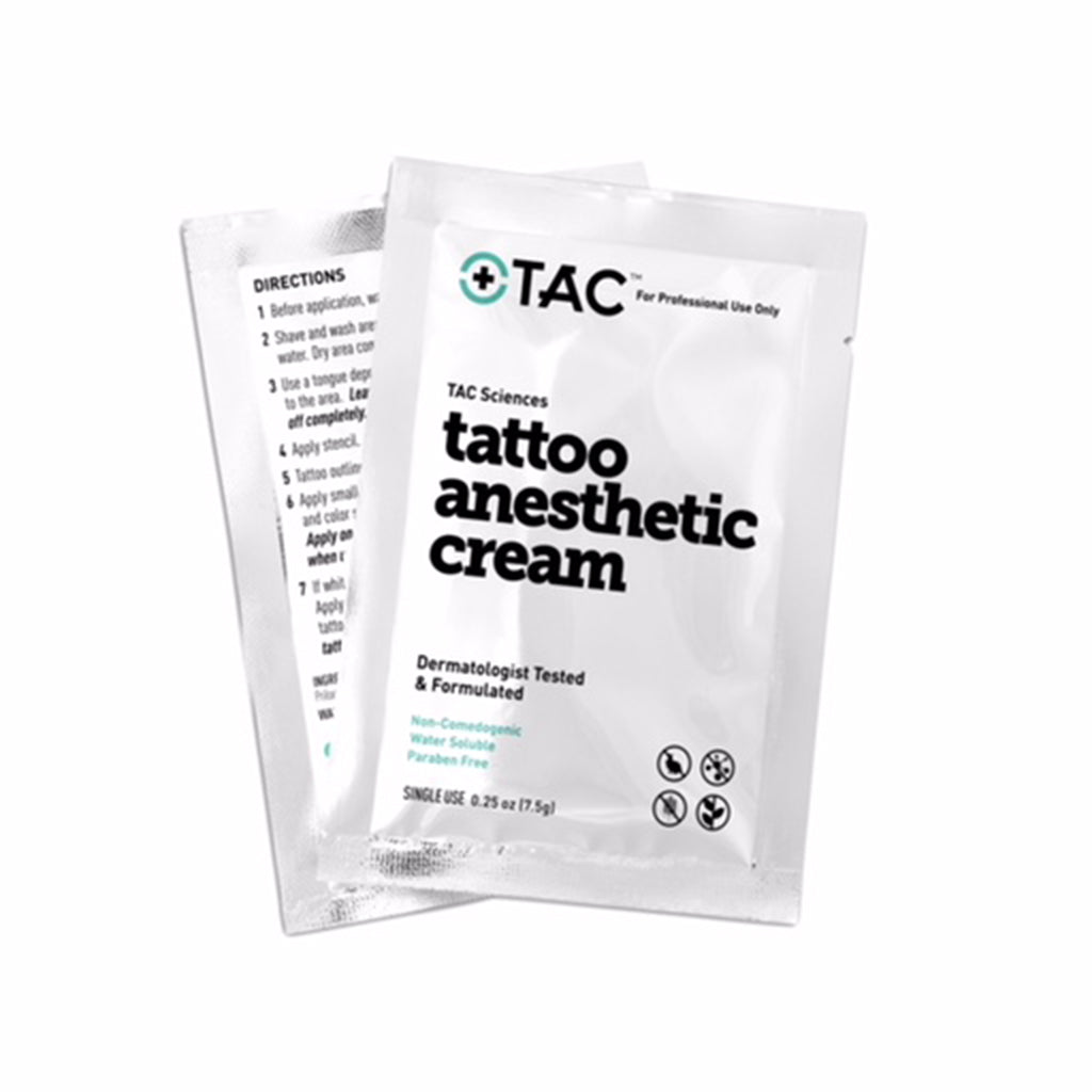 TAC tattoo anesthetic cream  Coalition Tattoo Supply