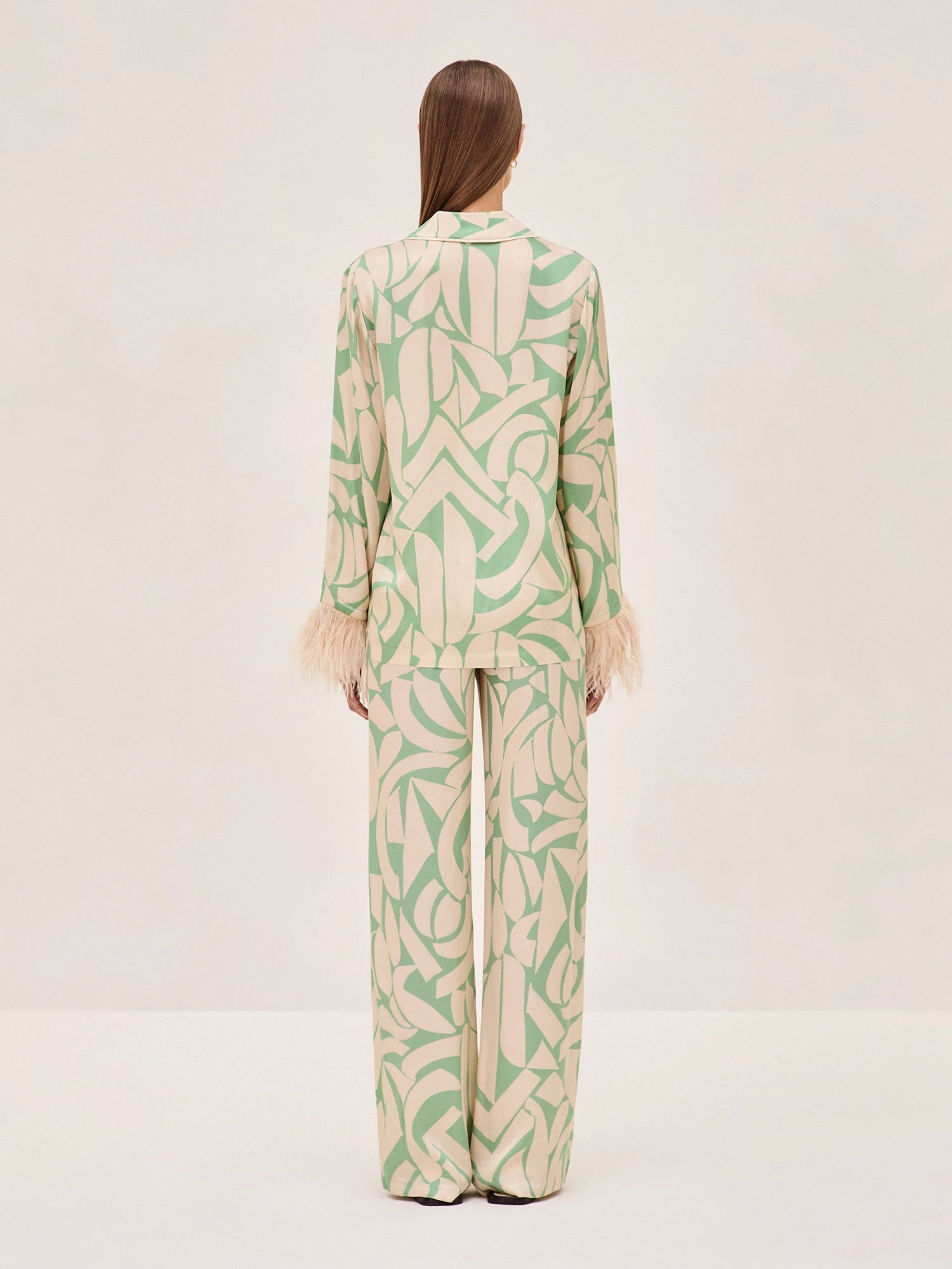 Alexis Braza Top In Green Mirage