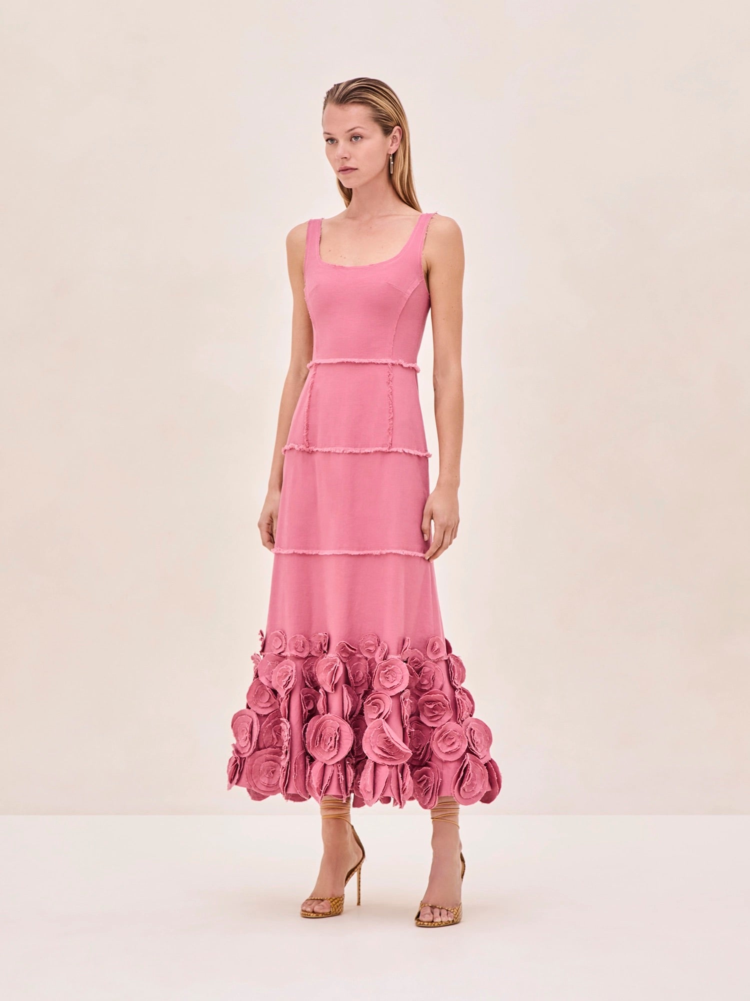 Alexis Demina Dress In Rose