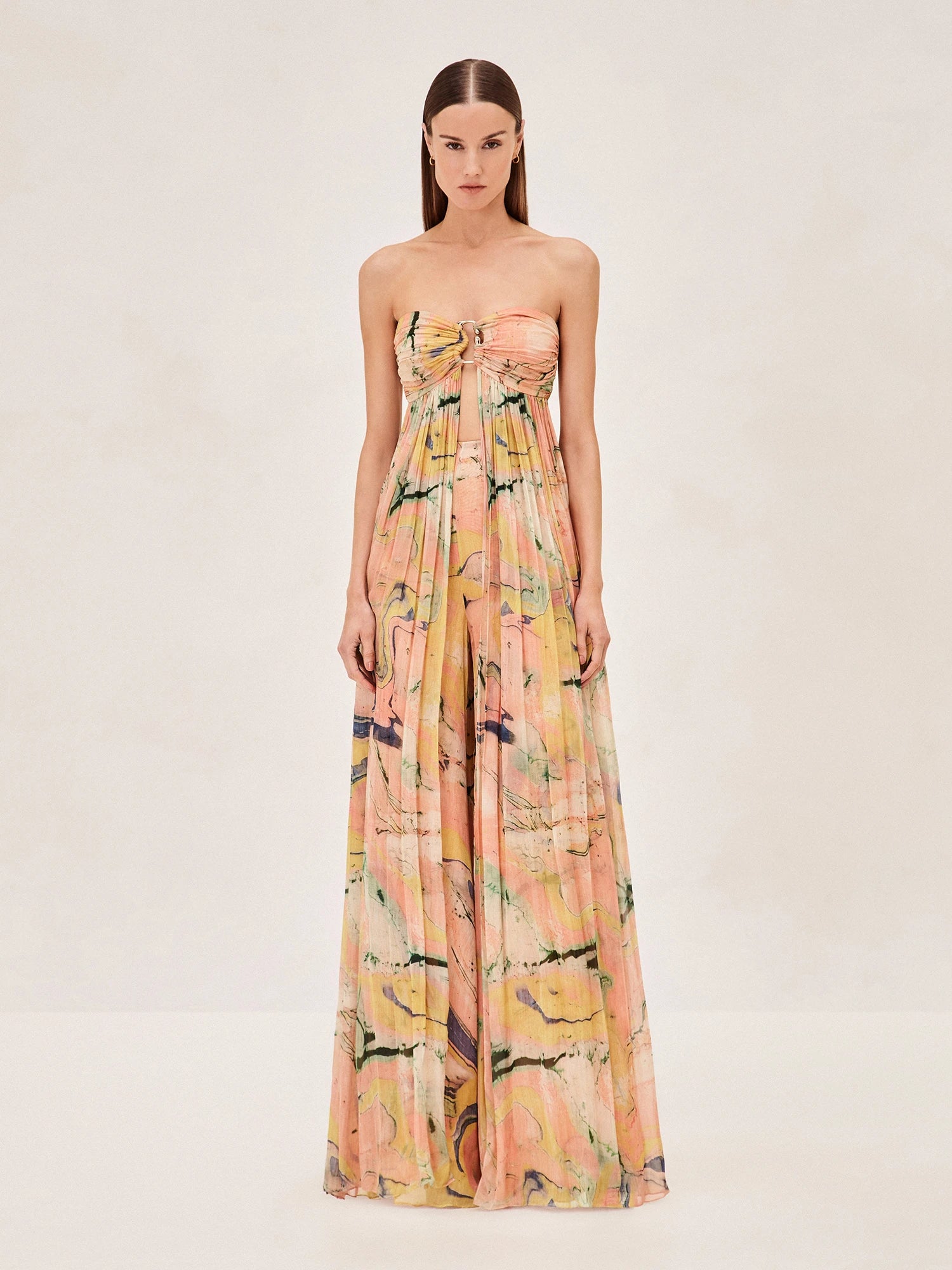 Alexis Leon Pant In Watercolor