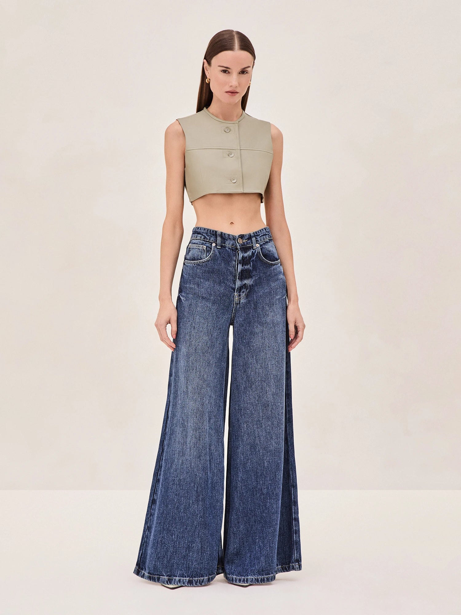 Alexis Revel Top In Sage