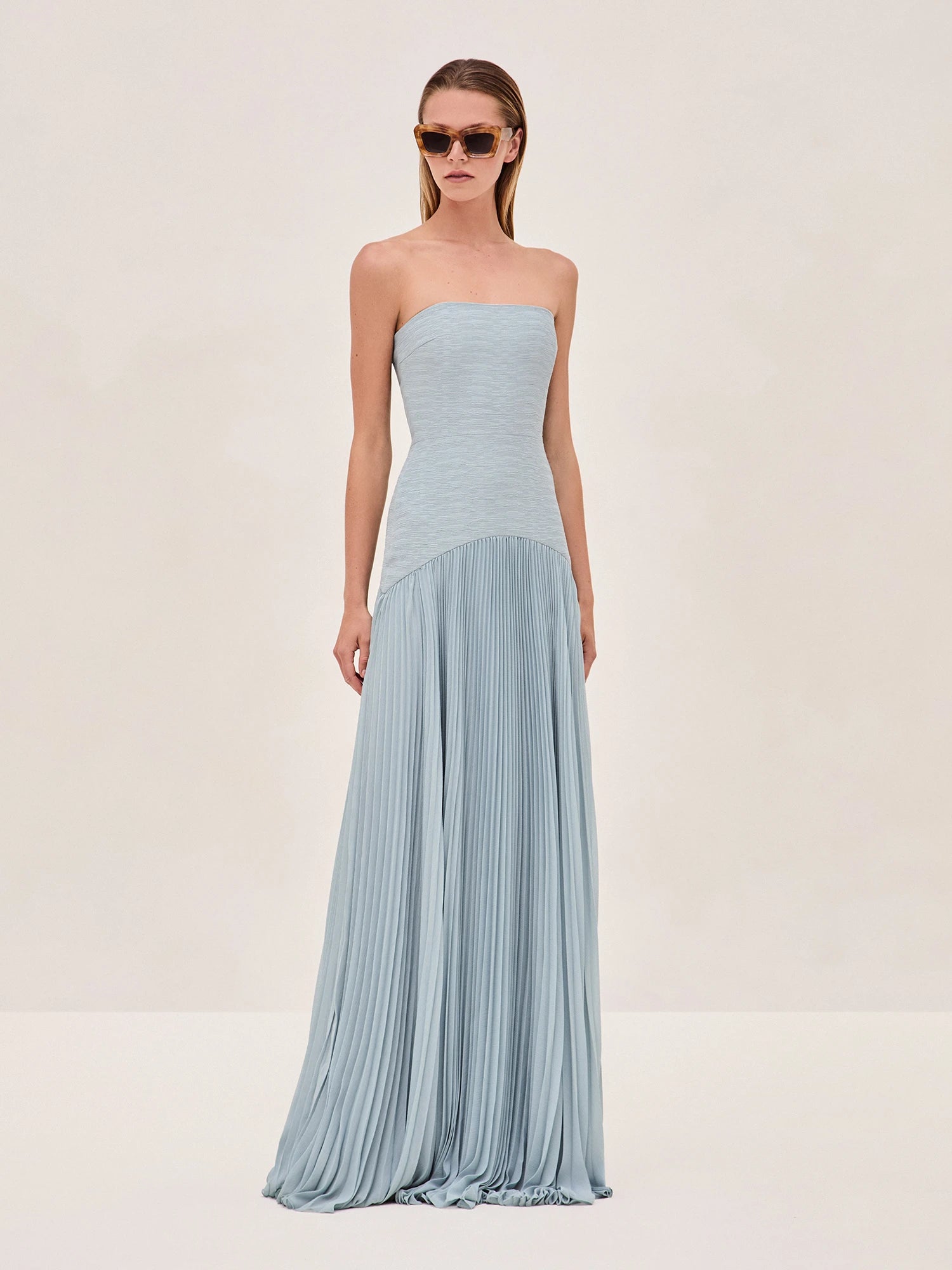 Alexis Sunniva Strapless Drop-waist Dress