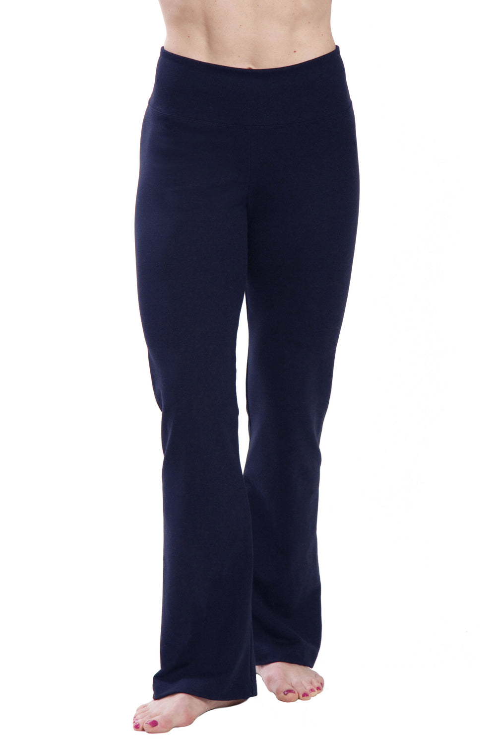navy blue bootcut yoga pants